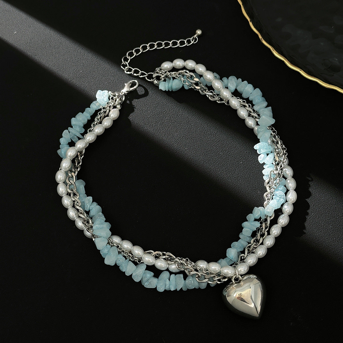 Lorena | Collier Cœur en pierre