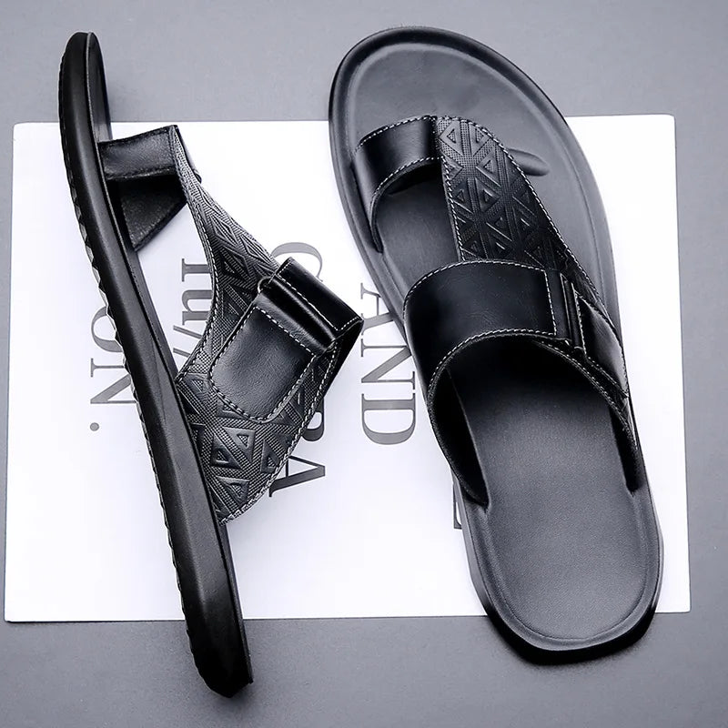 ASTON™ | Sandales en cuir avec bride entre les orteils