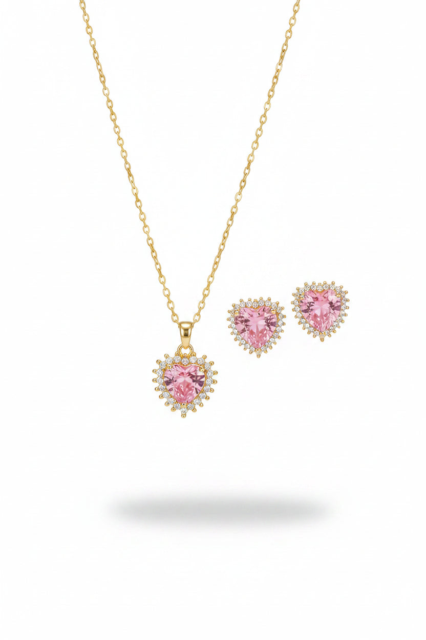 LISH | Ensemble « Cœur rose »