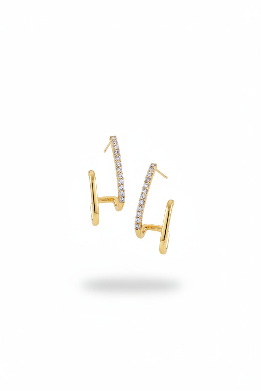 ESTEFANIA | Boucles d'oreilles dorées