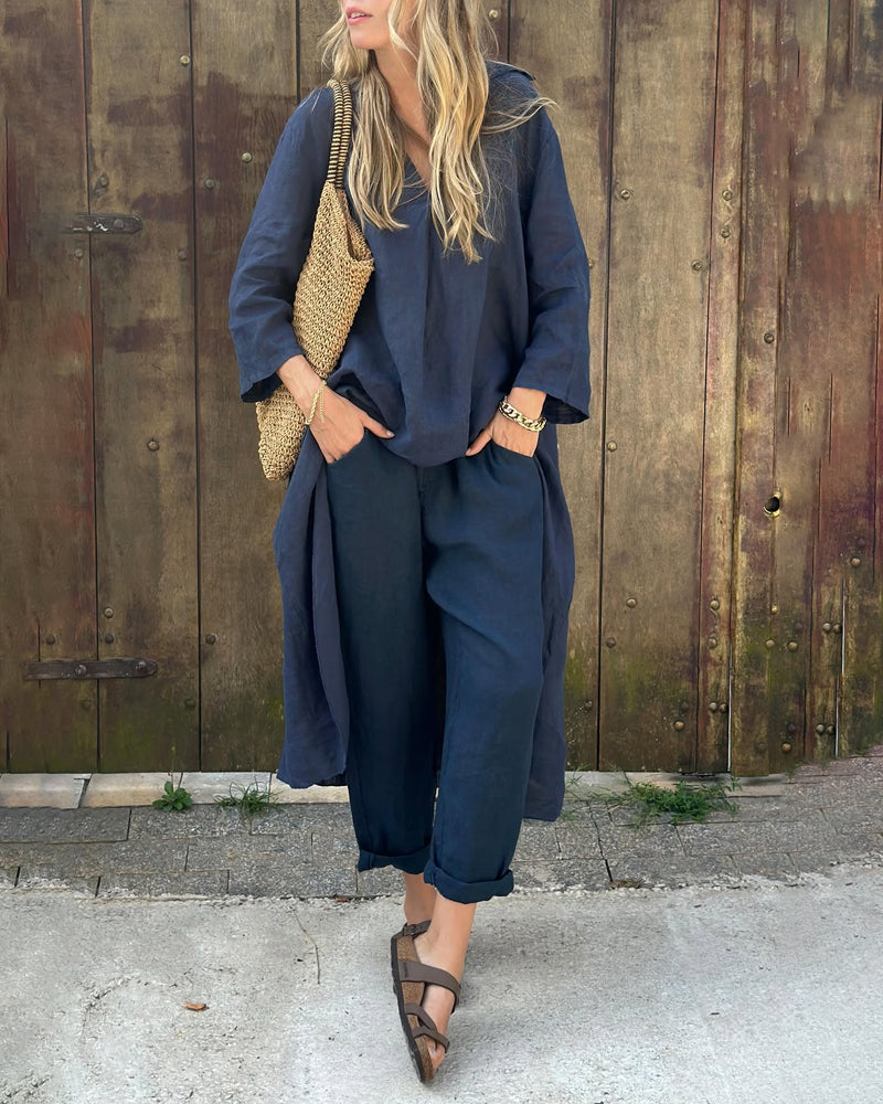 Céline | Ensemble Deux Pièces Élégant Printemps-Été