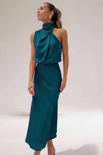 Elara™ | Robe de soirée élégante en satin