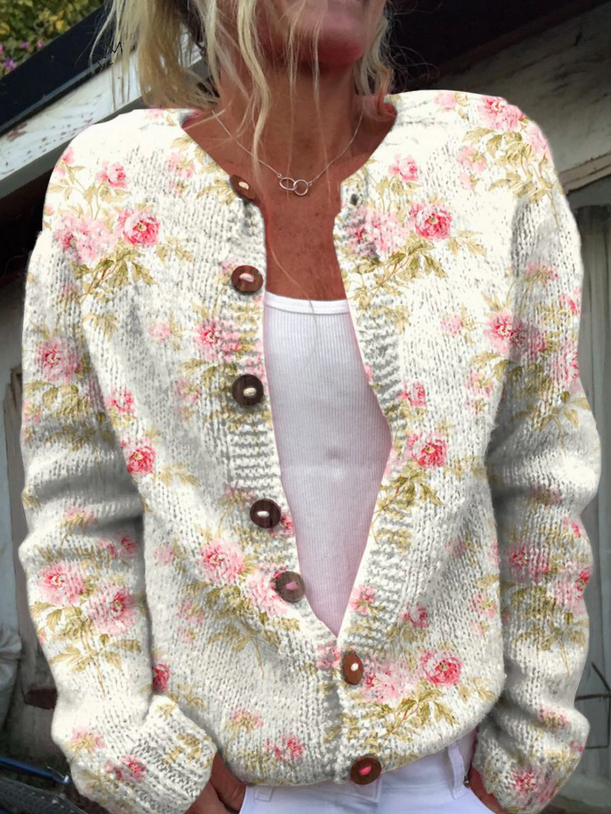 Kerensa™ | Cardigan à motifs floraux vintage