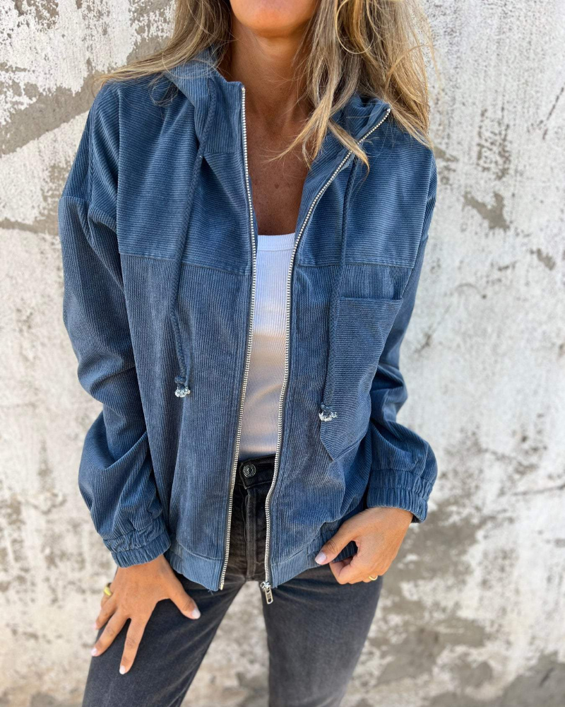 ORILISE | Sweat-shirt en velours côtelé