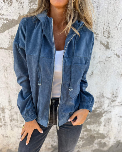 ORILISE | Sweat-shirt en velours côtelé