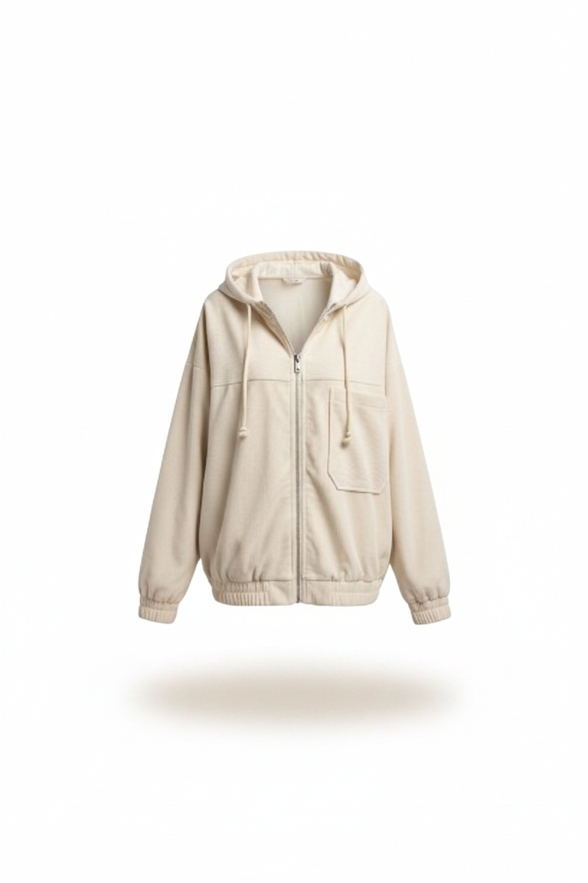ORILISE | Sweat-shirt en velours côtelé