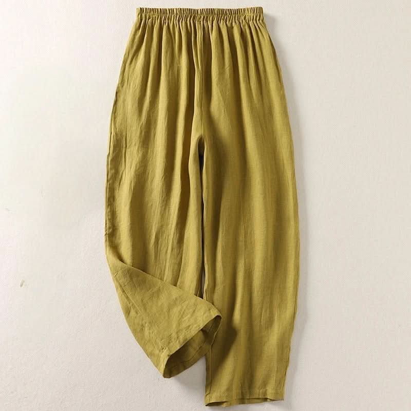 SOPHIA | Pantalon fluide en coton et lin