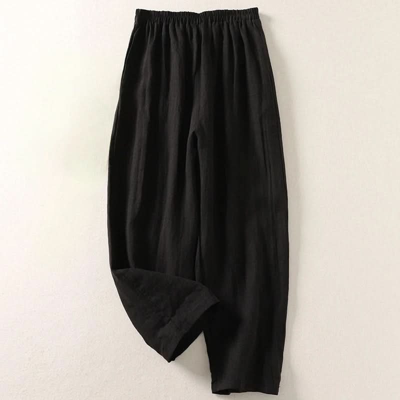 SOPHIA | Pantalon fluide en coton et lin