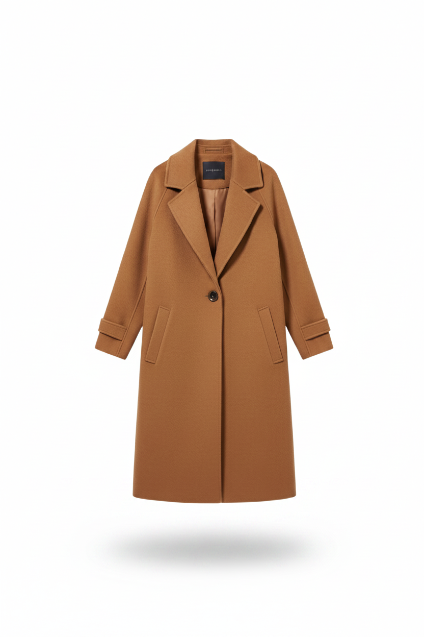 SOLANE | Manteau en laine classique