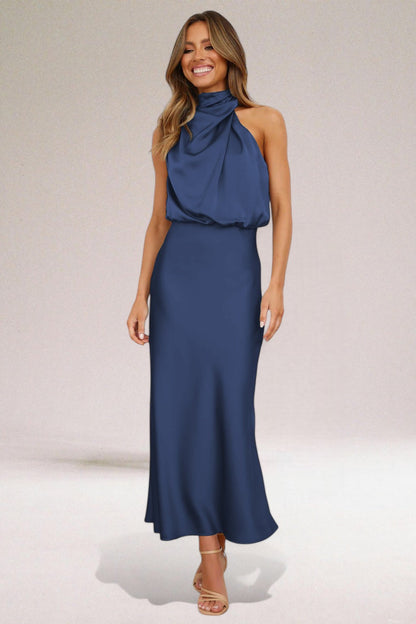 Elara™ | Robe de soirée élégante en satin