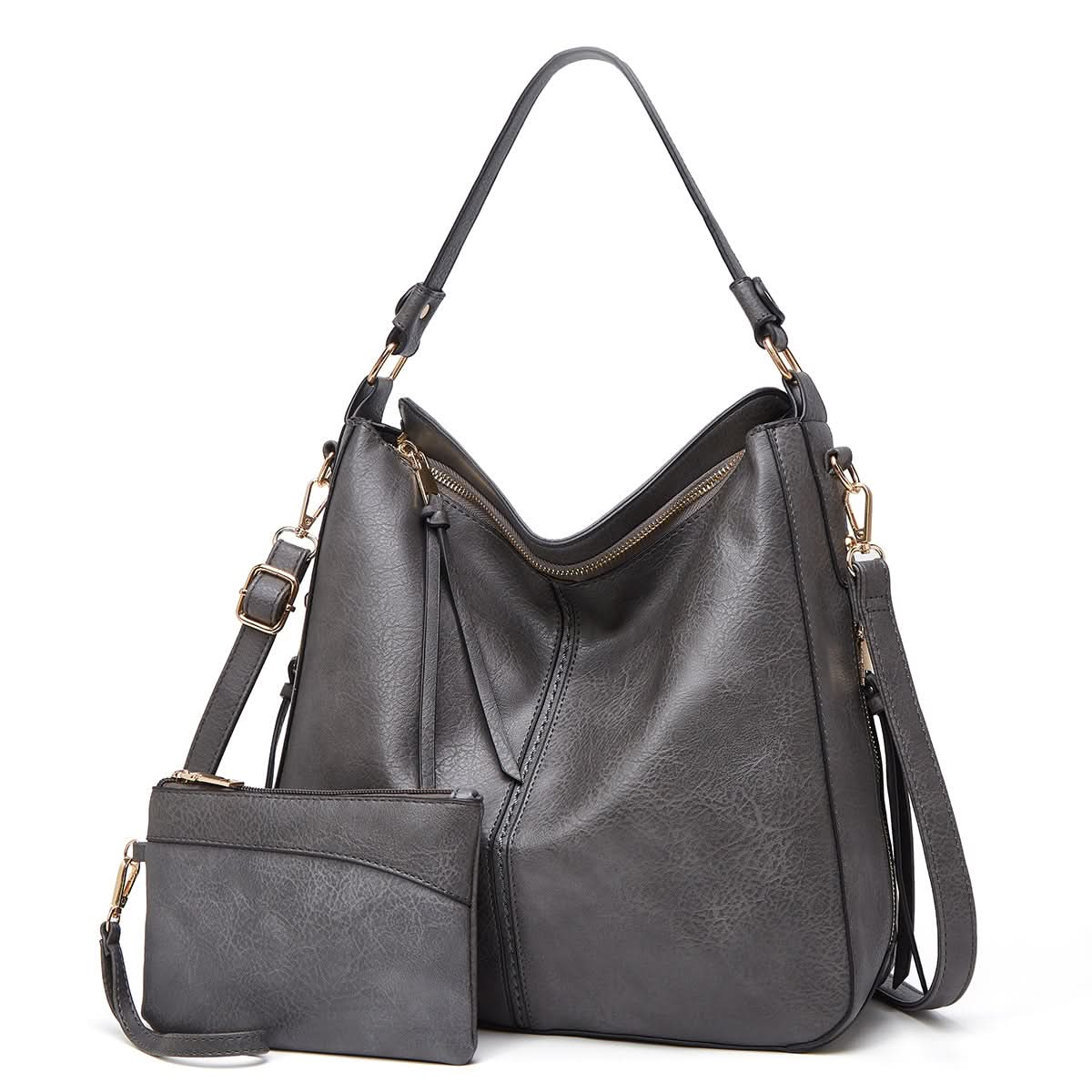 CAMELLIA | Sac hobo en cuir