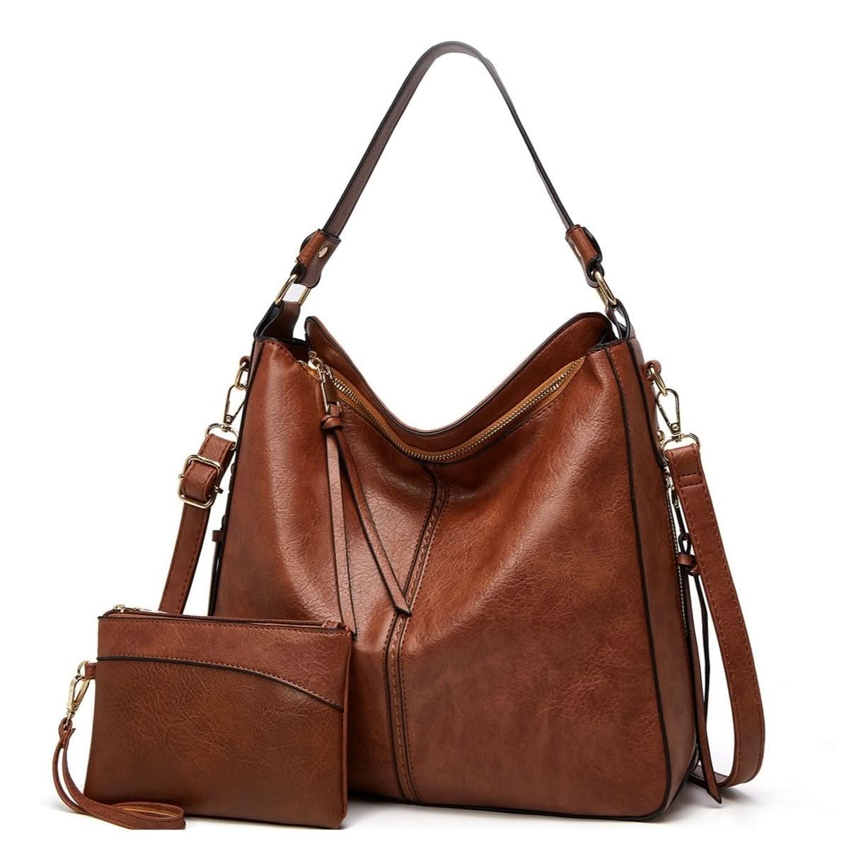 CAMELLIA | Sac hobo en cuir