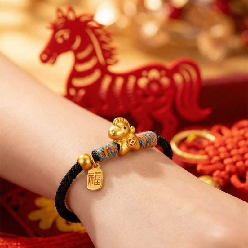Bracelet porte-bonheur de l'Année du Cheval