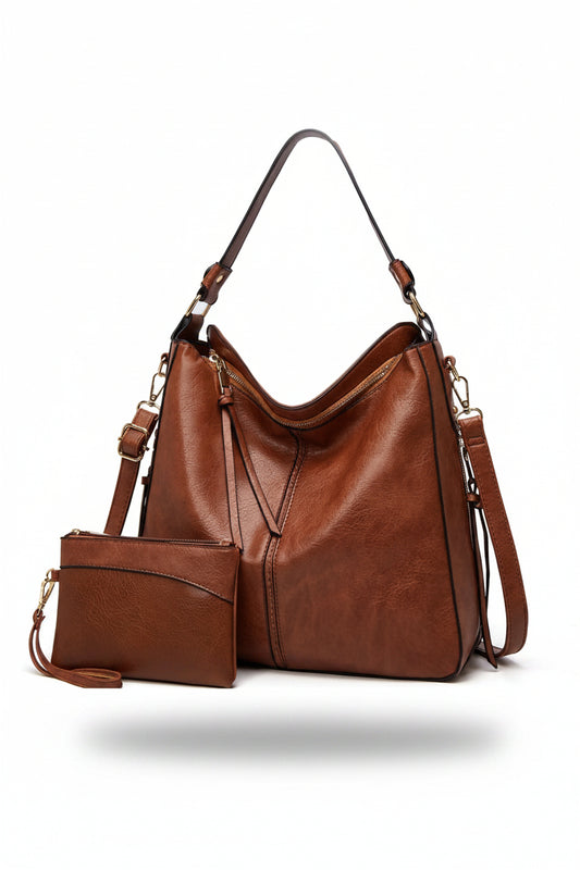 CAMELLIA | Sac hobo en cuir