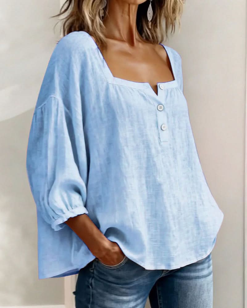 FLORENCE | Blouse à manches bouffantes