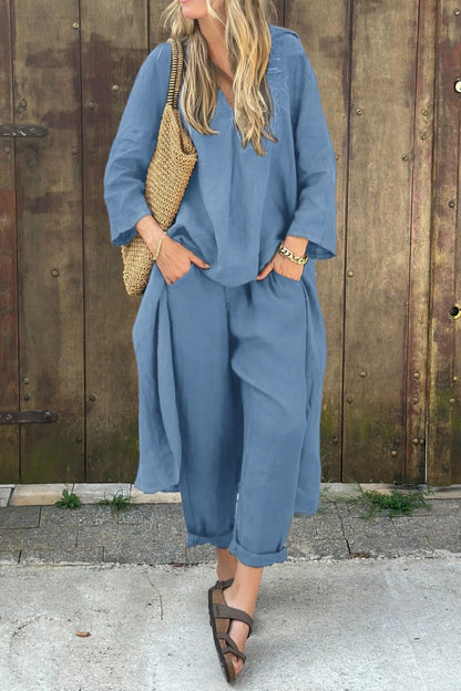 Céline | Ensemble Deux Pièces Élégant Printemps-Été