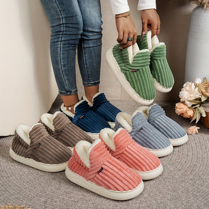 Vera – Chaussons douillets en tricot avec une doublure chaude