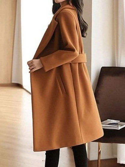 SOLANE | Manteau en laine classique