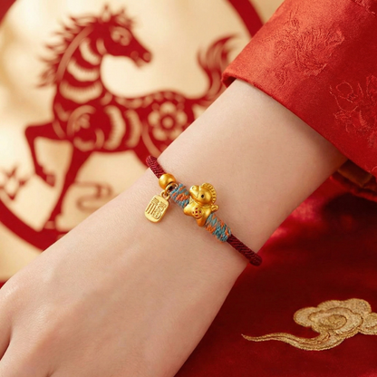 Bracelet porte-bonheur de l'Année du Cheval