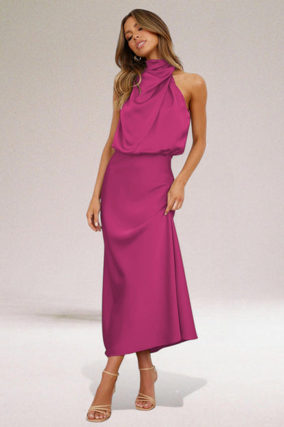 Elara™ | Robe de soirée élégante en satin