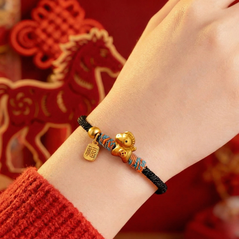 Bracelet porte-bonheur de l'Année du Cheval