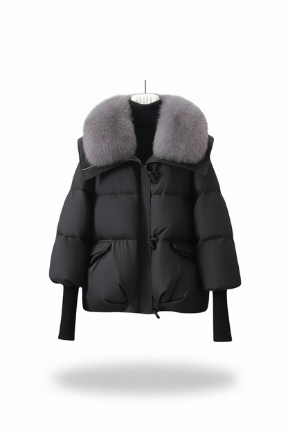 Evette | Doudoune col Fourrure Luxueux