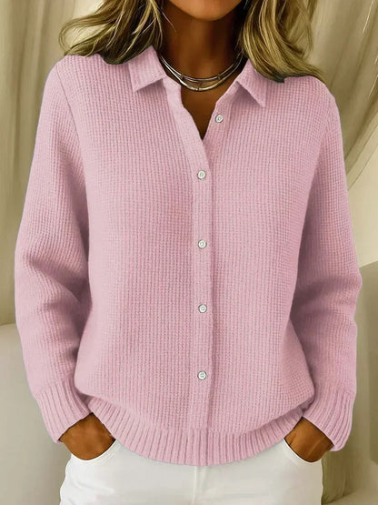 Camille™ | Cardigan en maille texturée à boutons