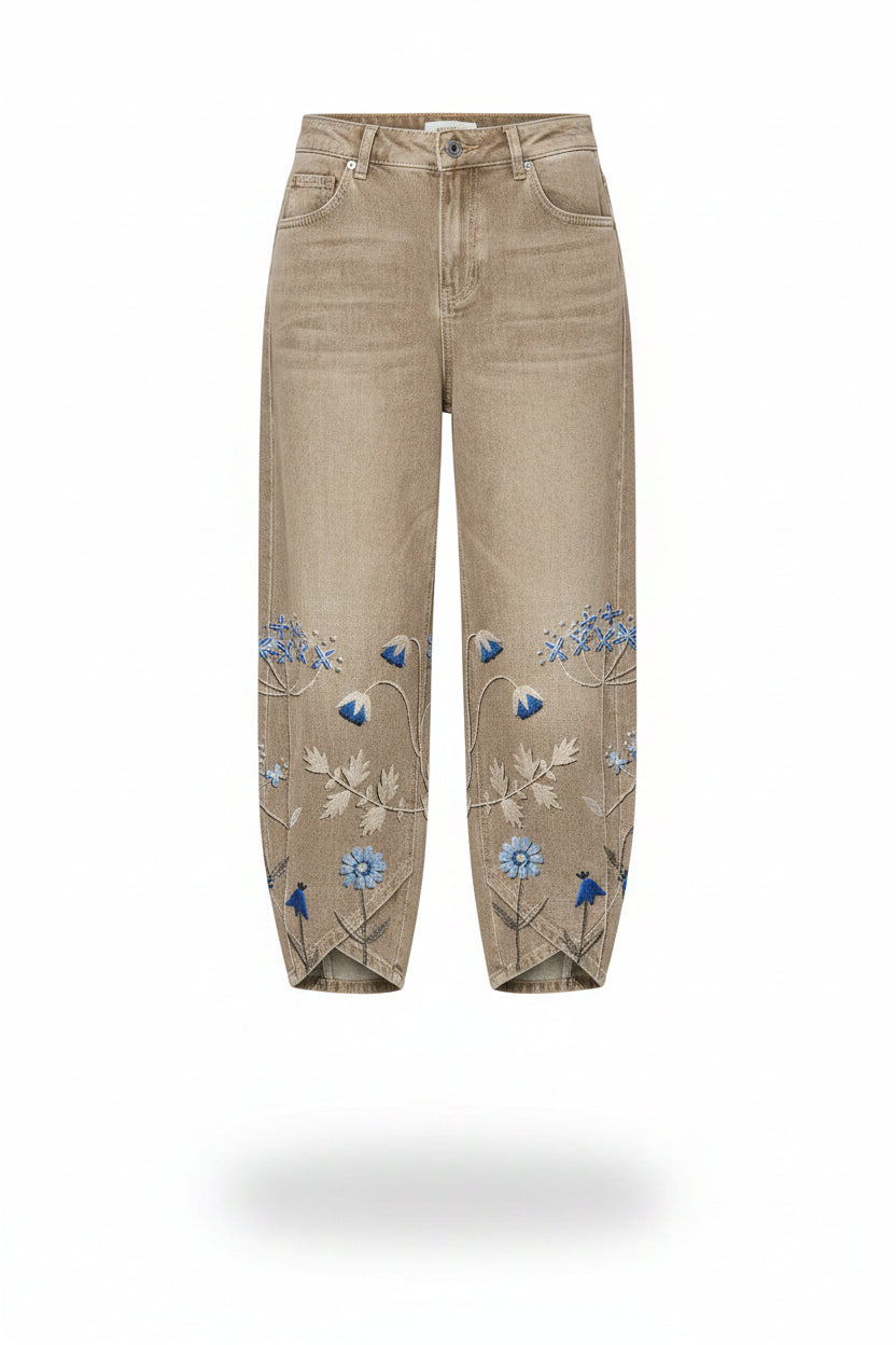 NORABELLE | Pantalon en lin artisanal