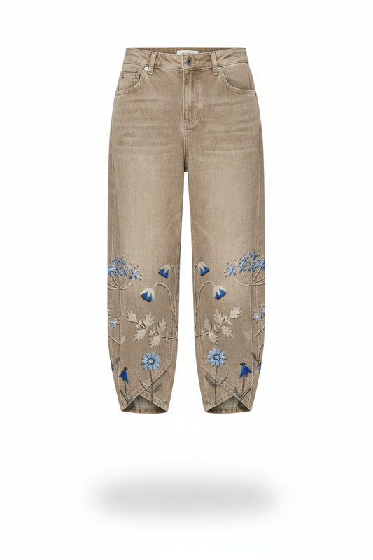 NORABELLE | Pantalon en lin artisanal