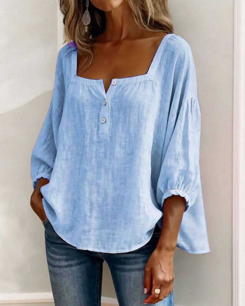 FLORENCE | Blouse à manches bouffantes