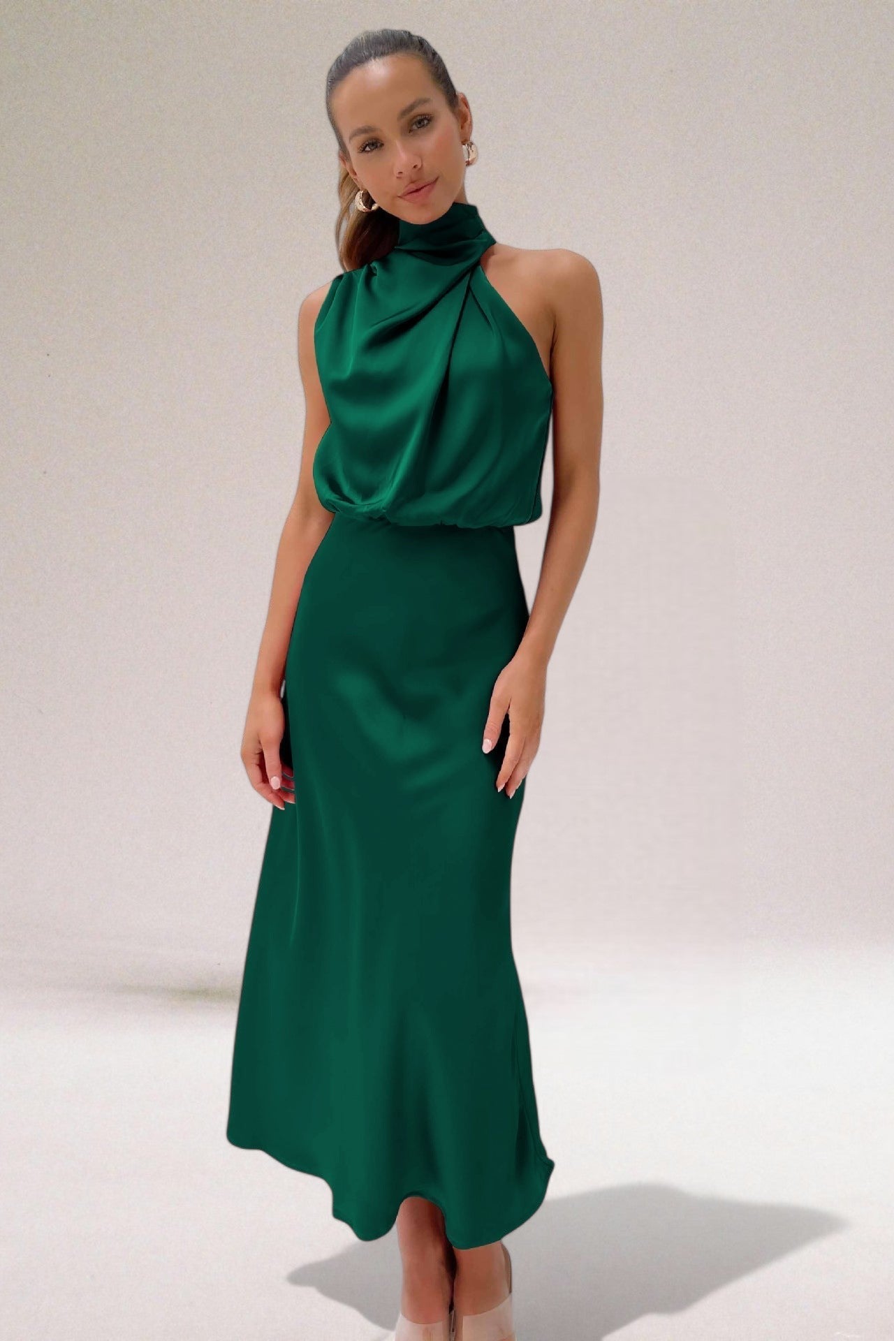 Elara™ | Robe de soirée élégante en satin