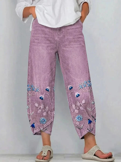 NORABELLE | Pantalon en lin artisanal