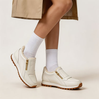 Janne – Baskets slip-on chaudes à double fermeture éclair