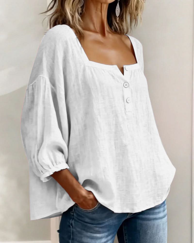 FLORENCE | Blouse à manches bouffantes