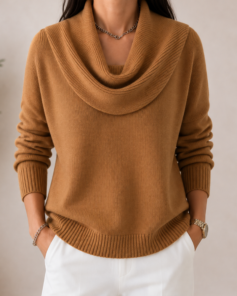Caralina™ | Jersey élégant à col roulé