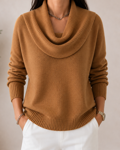 Caralina™ | Jersey élégant à col roulé