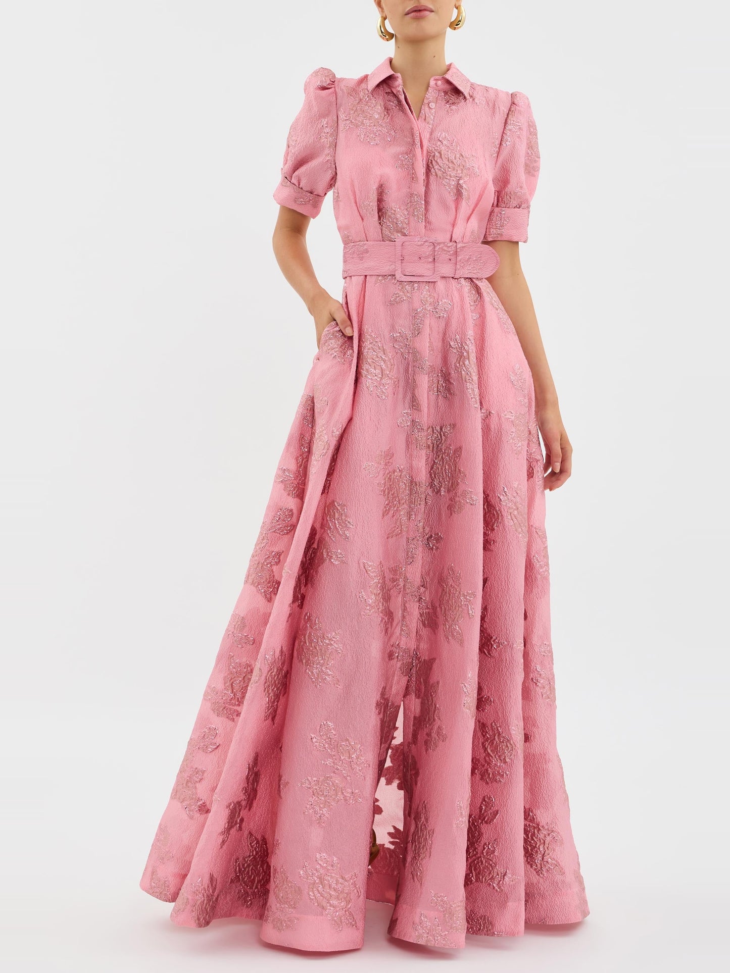 Aria™ | Robe à manches courtes bouffantes