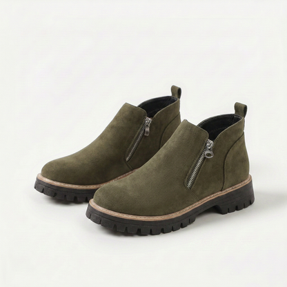 Frida – Bottines à plateforme et semelle épaisse pour l'automne et l'hiver