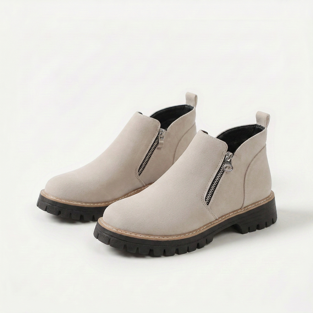 Frida – Bottines à plateforme et semelle épaisse pour l'automne et l'hiver