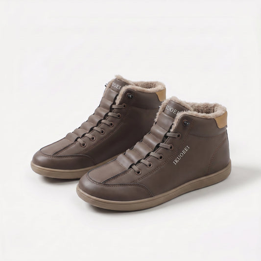Nora – Bottes de randonnée d'hiver doublées, dotées d'une semelle à crampons robuste