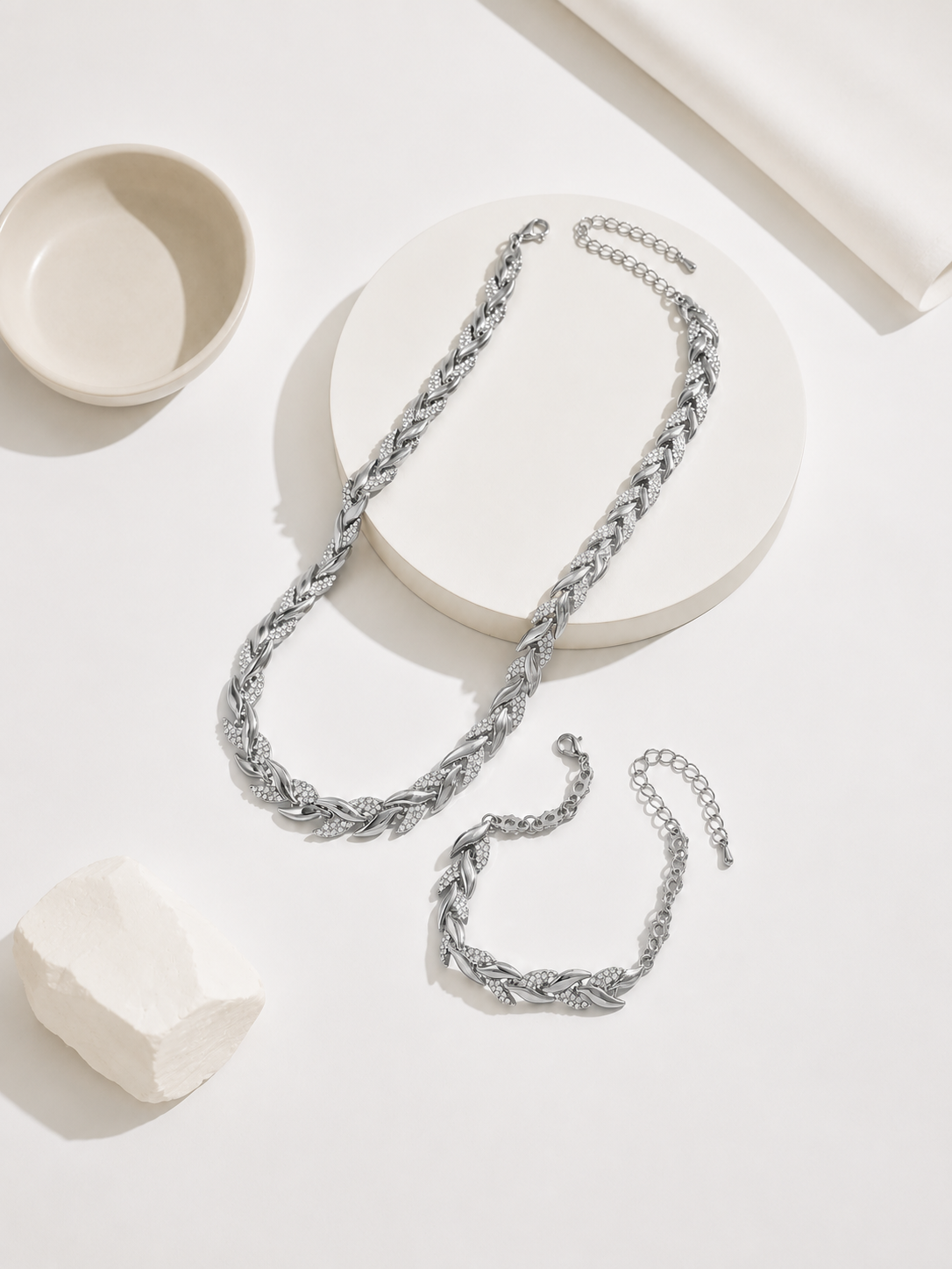 IVESSIA | Ensemble pendentif et bracelet