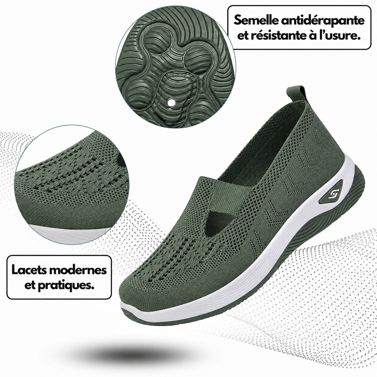 AZELIA™ | Chaussures orthopédiques à enfiler pour un confort maximal