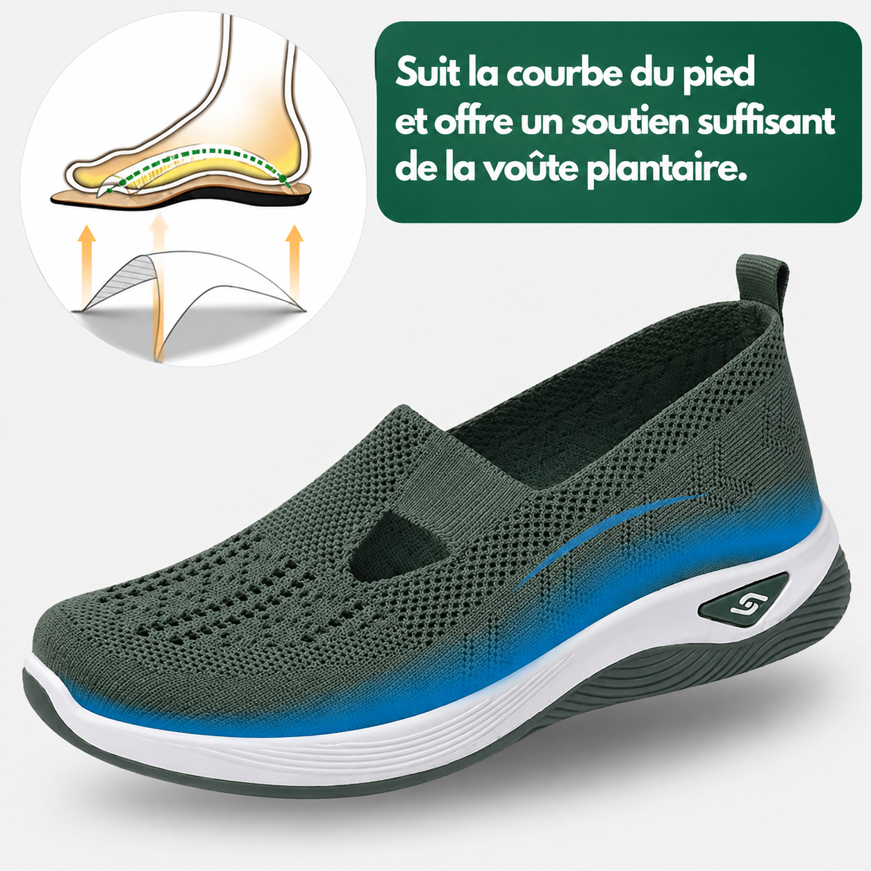 AZELIA™ | Chaussures orthopédiques à enfiler pour un confort maximal