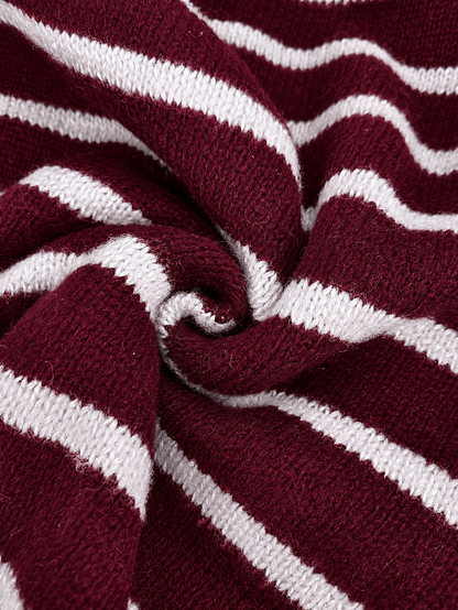 Mabel | Cardigan en maille rayée