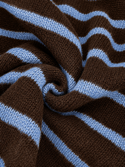 Mabel | Cardigan en maille rayée