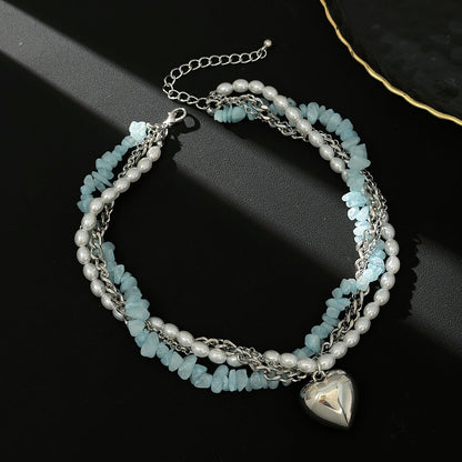 Lorena | Collier Cœur en pierre