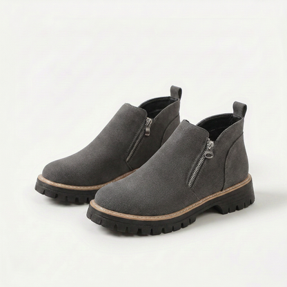 Frida – Bottines à plateforme et semelle épaisse pour l'automne et l'hiver