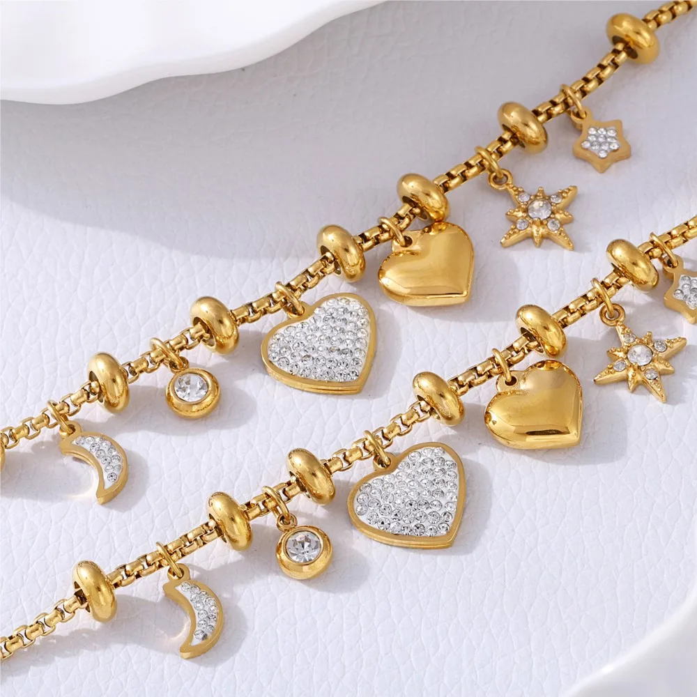 Bracelet à breloques « Amour radieux »