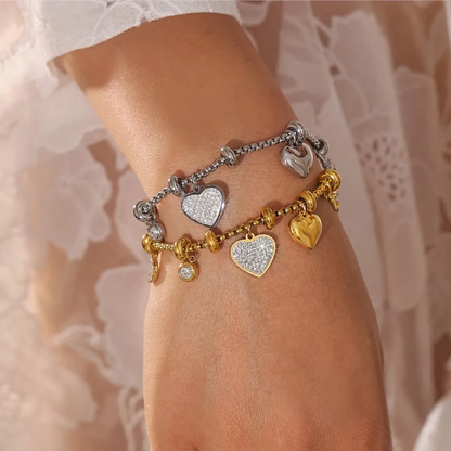 Bracelet à breloques « Amour radieux »