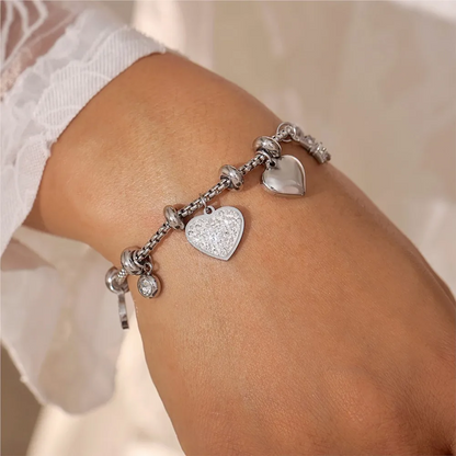Bracelet à breloques « Amour radieux »